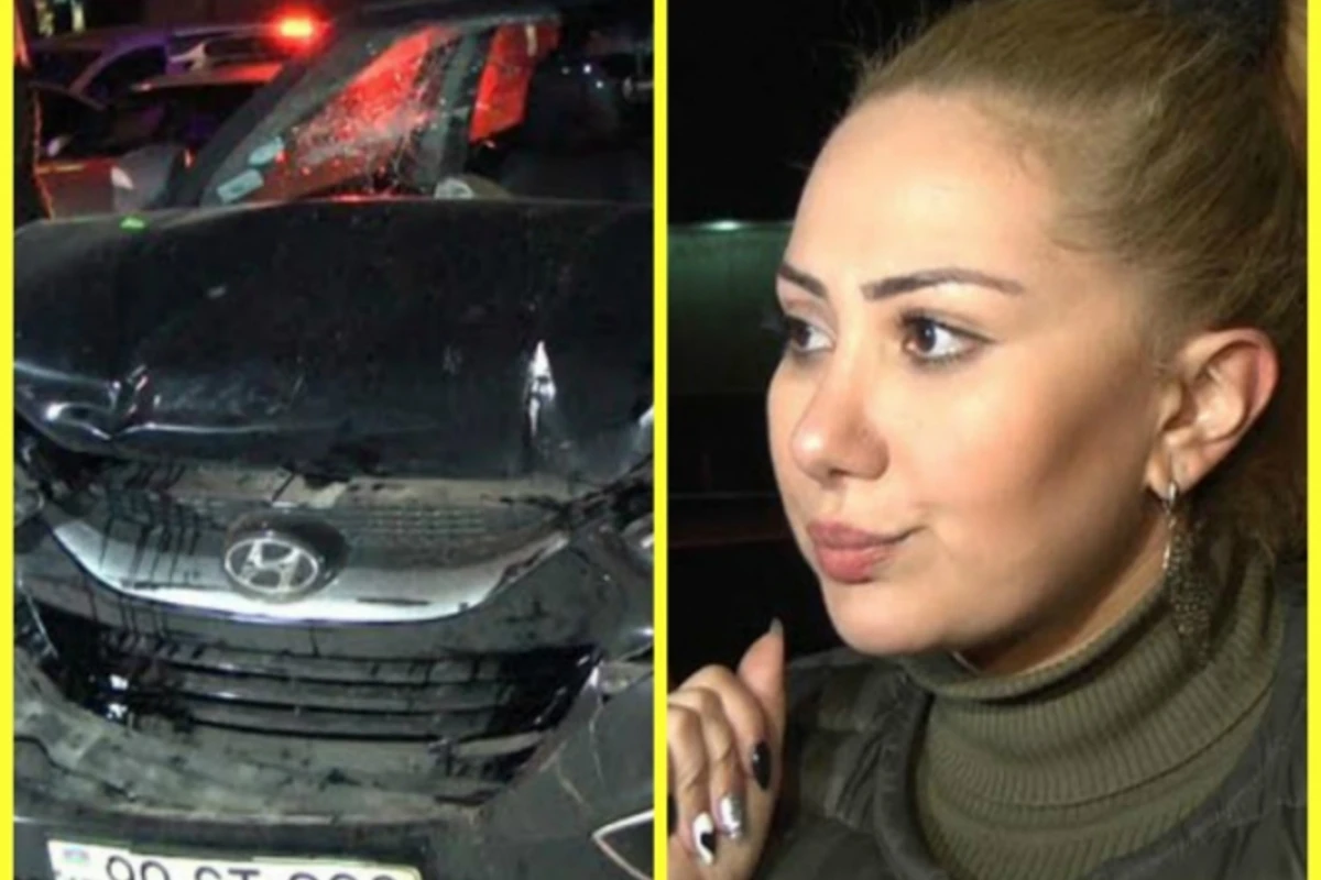 В Баку скандальный продюсер попала в ДТП на своем Hyundai ix35 (фото)