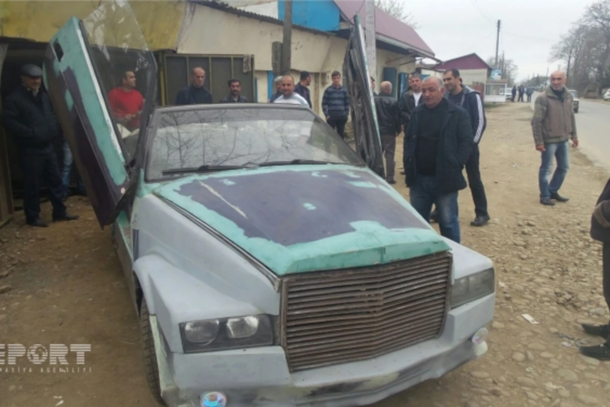 В Азербайджане изготовлен необычный автомобиль (фото)