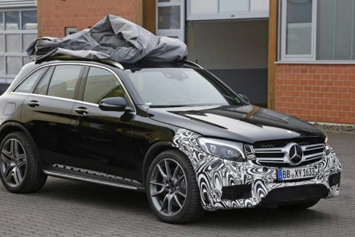 Шпионские фотографии самого мощного Mercedes-Benz GLC