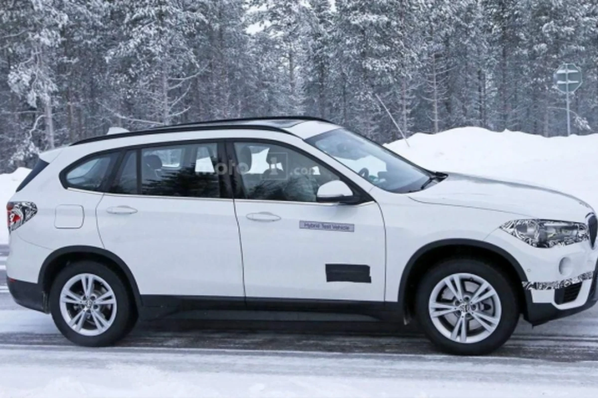 Шпионские снимки гибридного BMW X1 (фото)