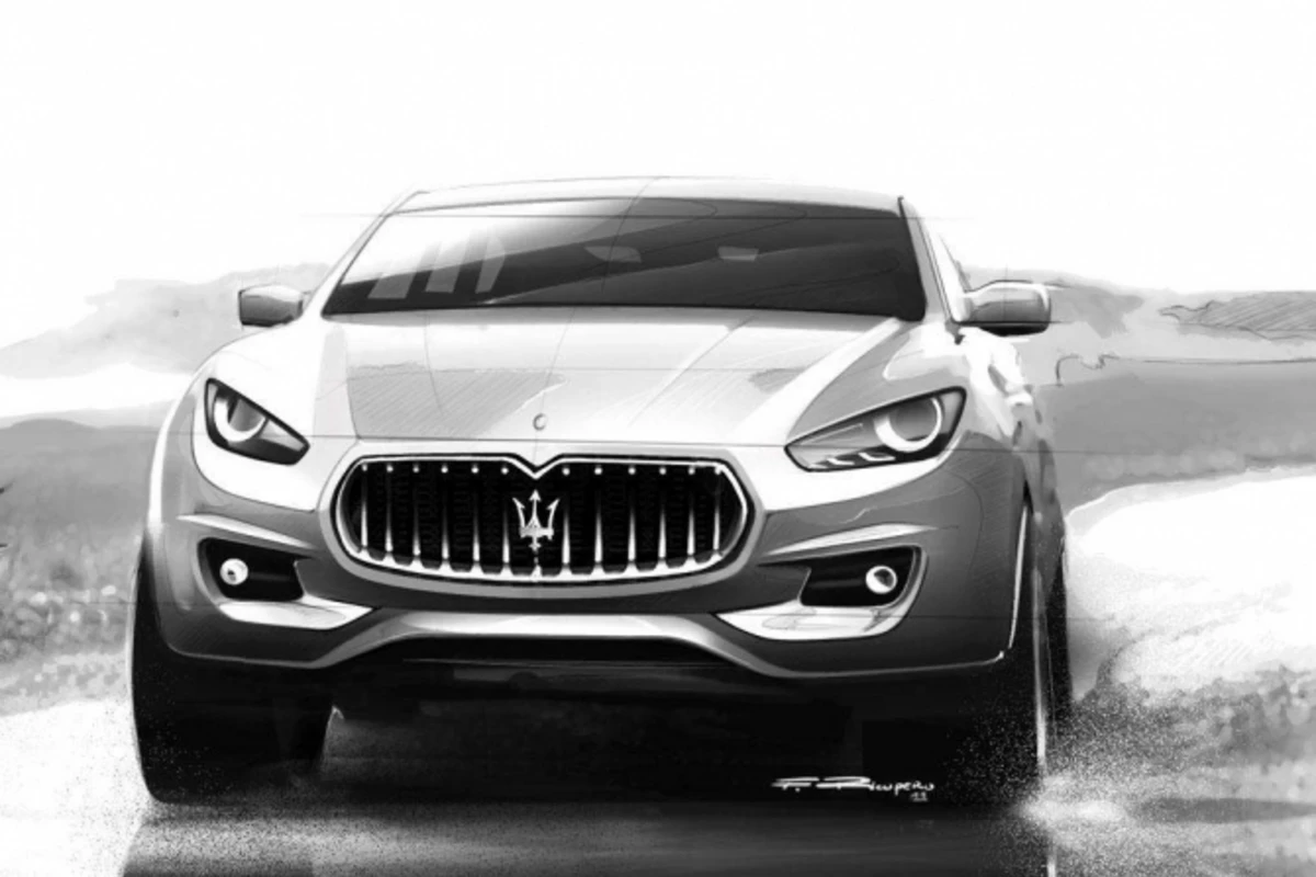 Фото нового кроссовера Maserati Kubang «утекло» в Сеть