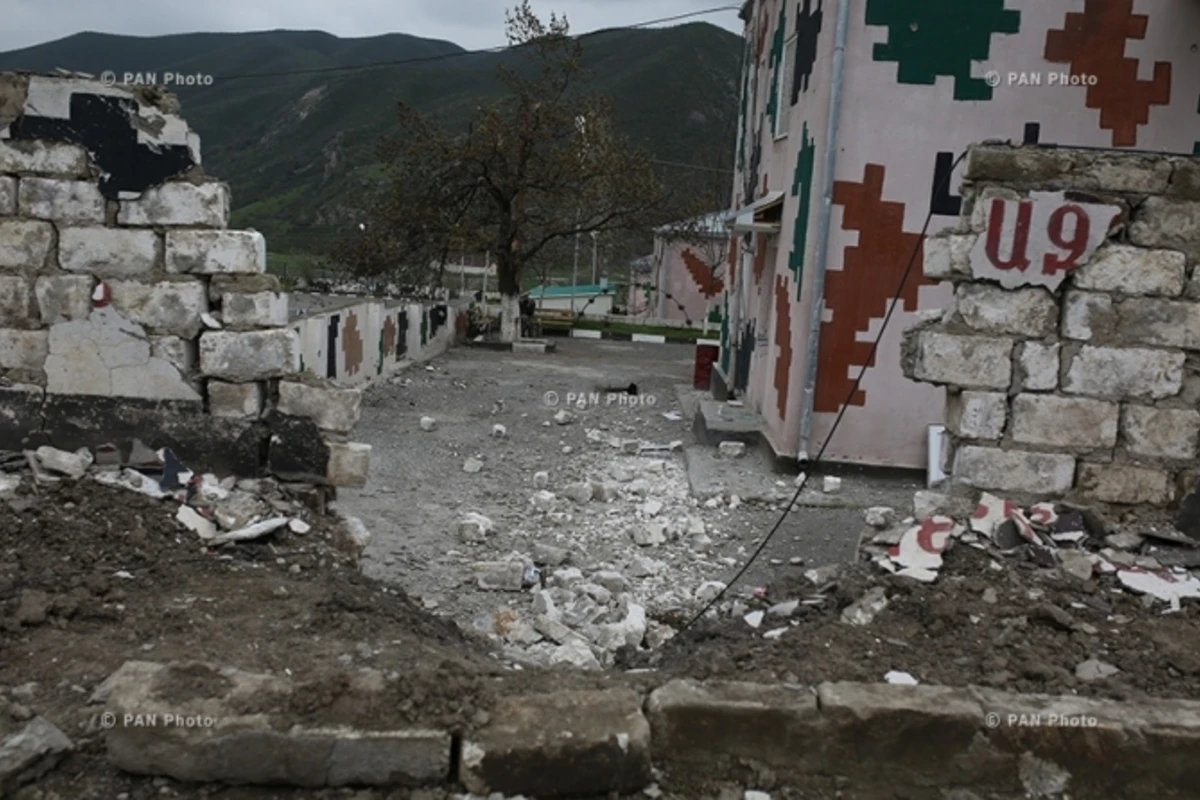 Агдере и прилегающие села после ударов азербайджанской армии (фото)