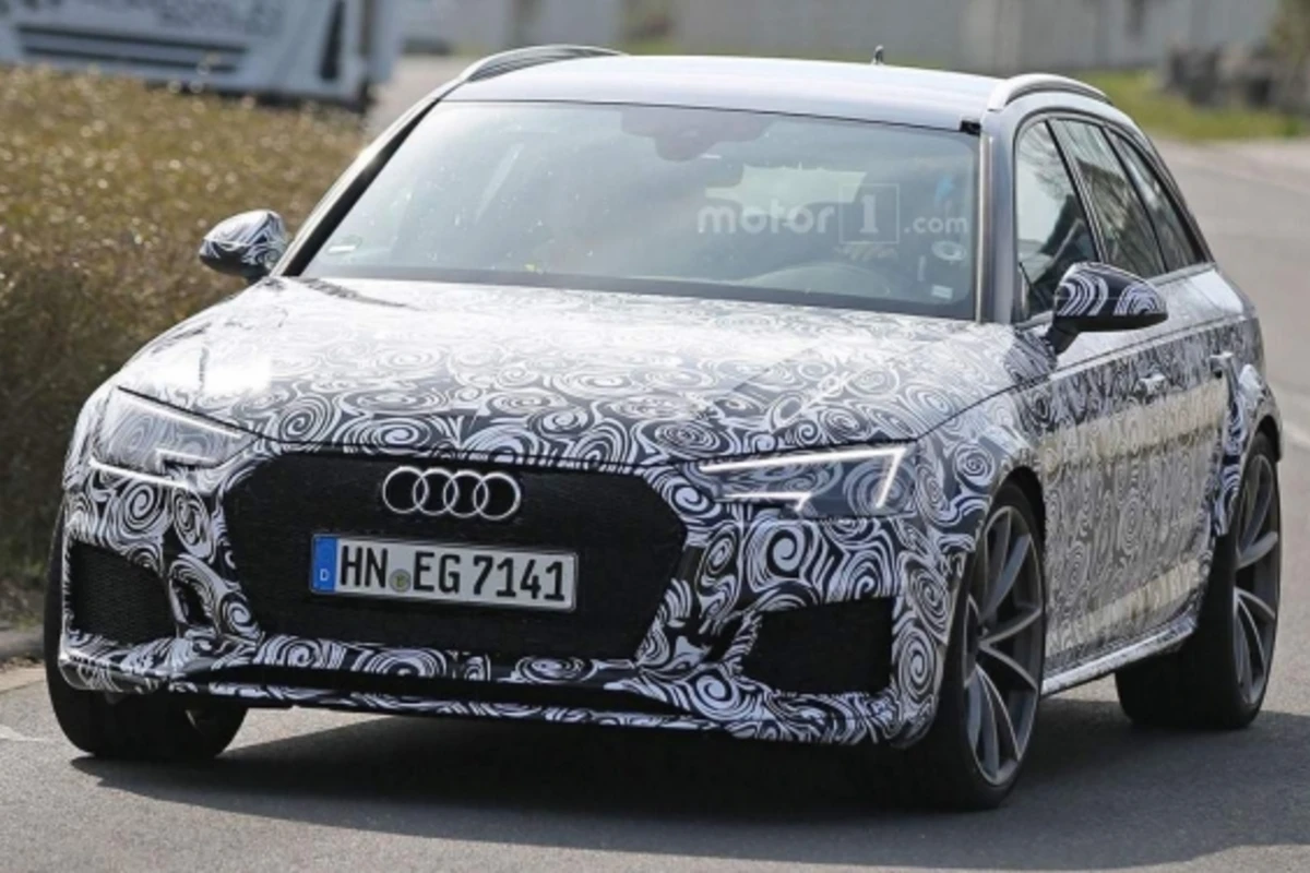 Появились первые шпионские снимки новой Audi RS4 (фото)
