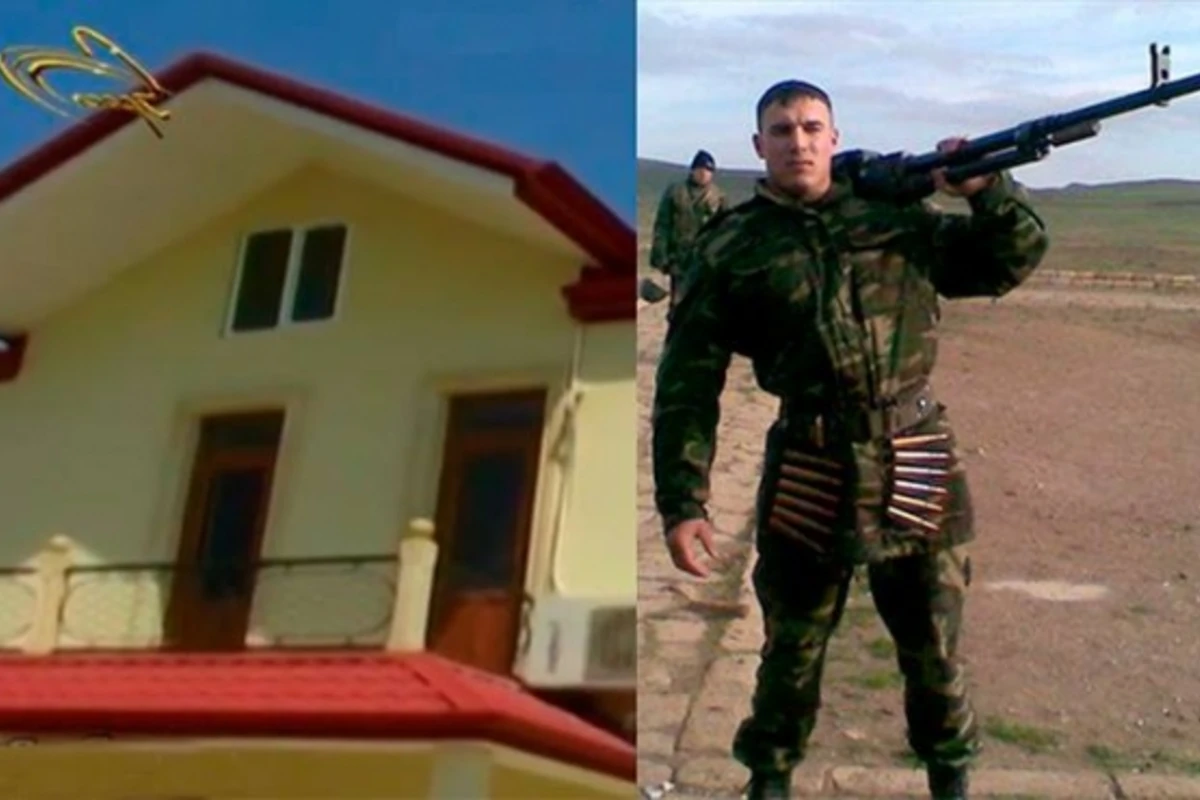 Вилла, подаренная Ильхамом Алиевым семье Национального героя Мубариза Ибрагимова (видео)