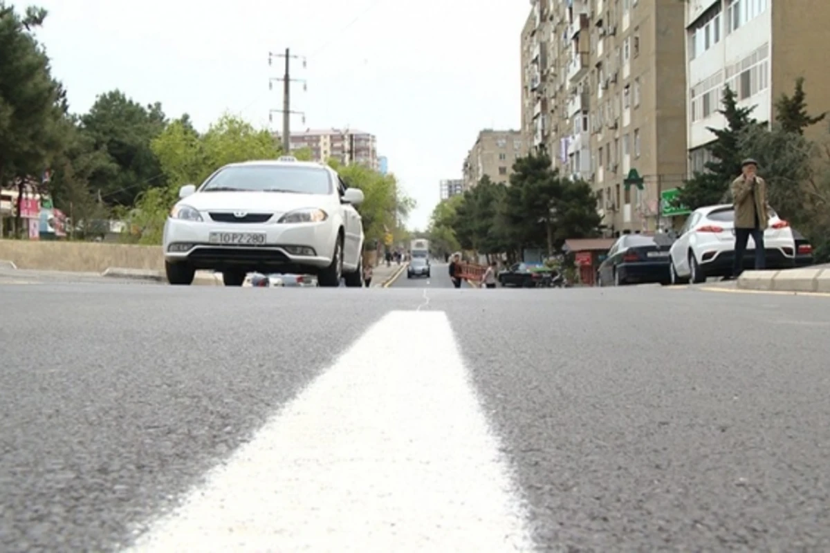 После ремонта открыта одна из оживленных улиц Баку (фото)