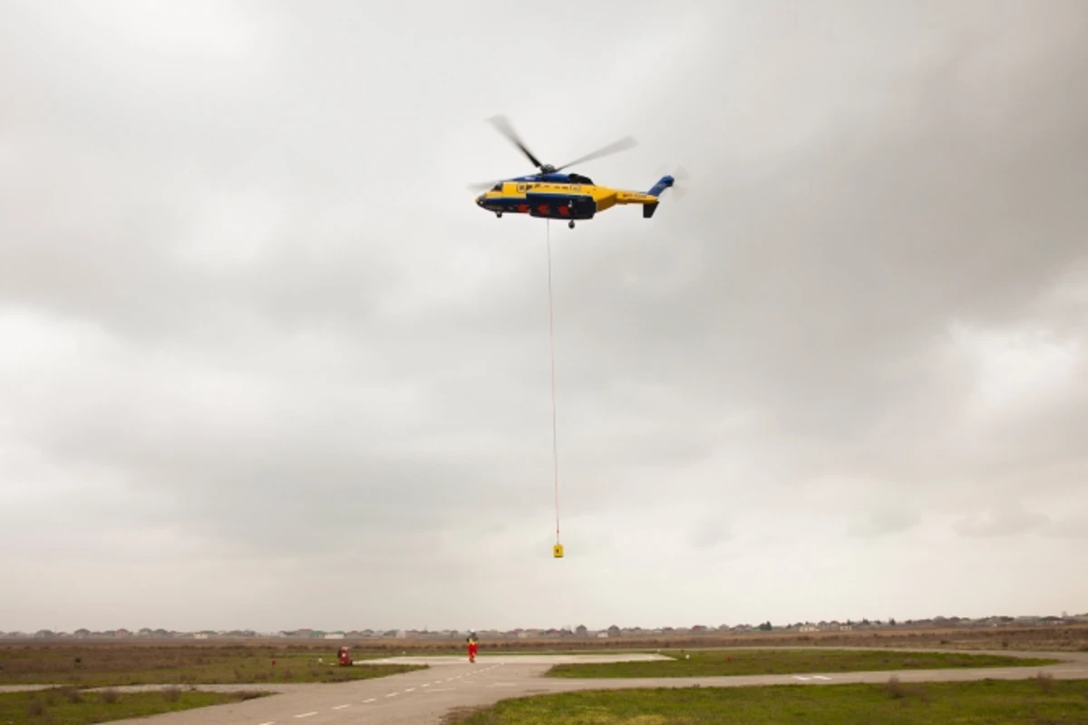 Silk Way Helicopter Services расширила спектр услуг в нефтегазовом секторе (фото)
