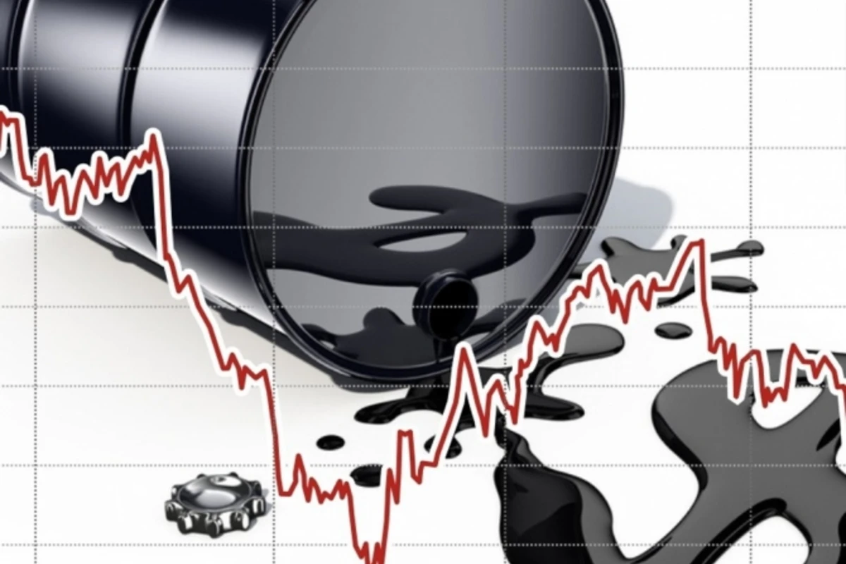 Цены на нефть скатились вниз