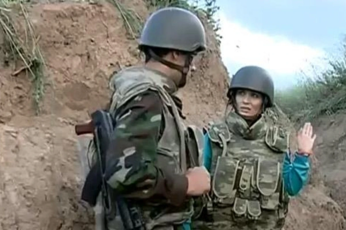 Ermənilərlə üzbəüz səngərdən reportaj - VIDEO