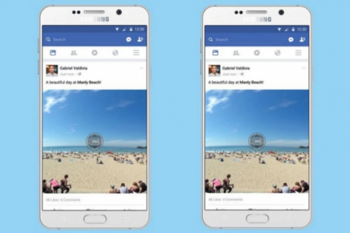 Facebook запускает 360-градусные фото