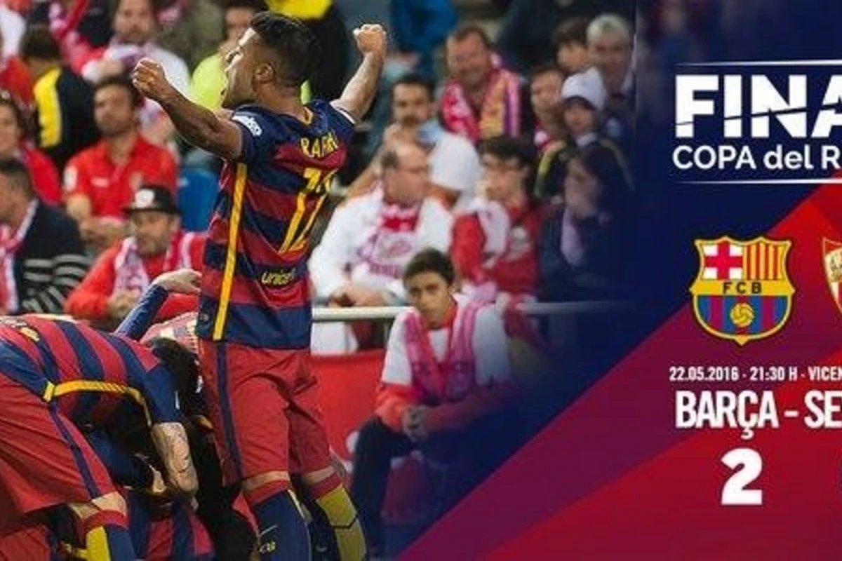 «Барселона» выиграла Кубок Испании (видео)