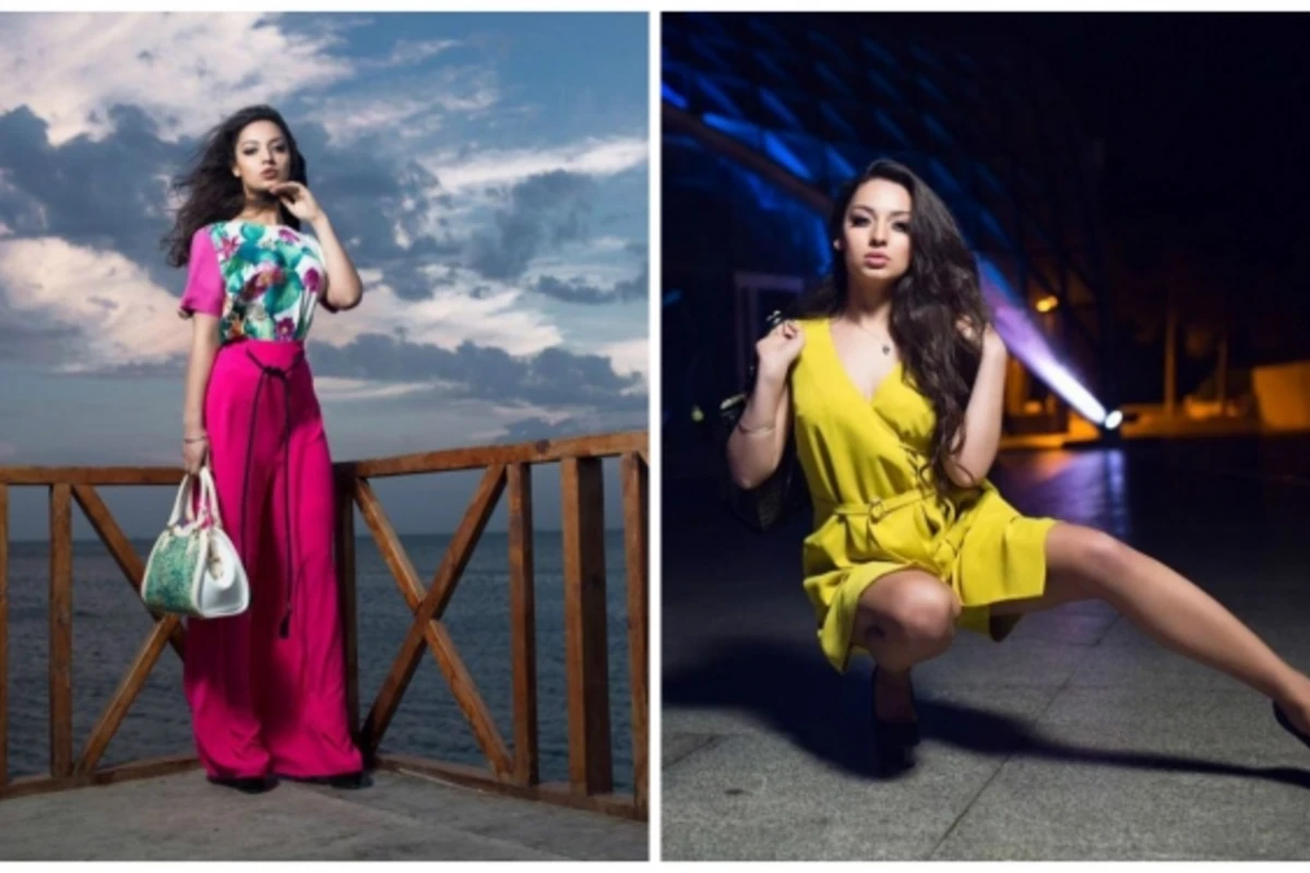 Обладательница титула «I Vice Miss Azerbaijan 2015» в элегантной фотосессии