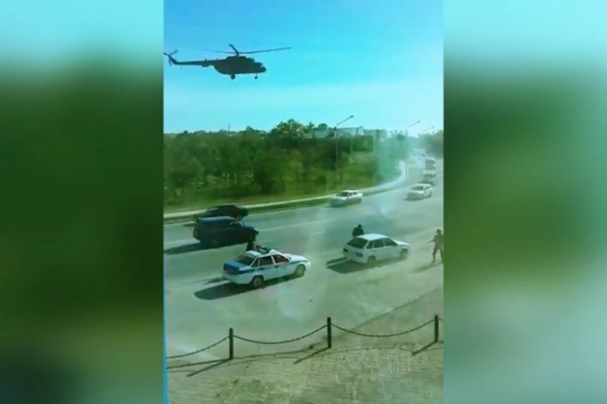 Появились кадры спецоперации по задержанию боевиков в Актобе (видео)