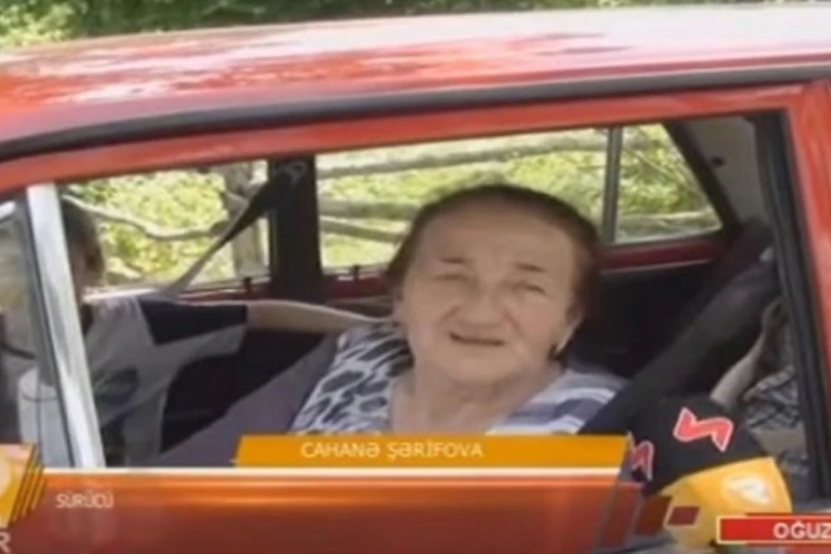 70-летняя пенсионерка из Азербайджана подрабатывает таксисткой (видео)