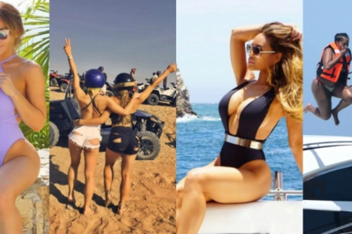 Modelin çılğın istirahəti - FOTOLAR