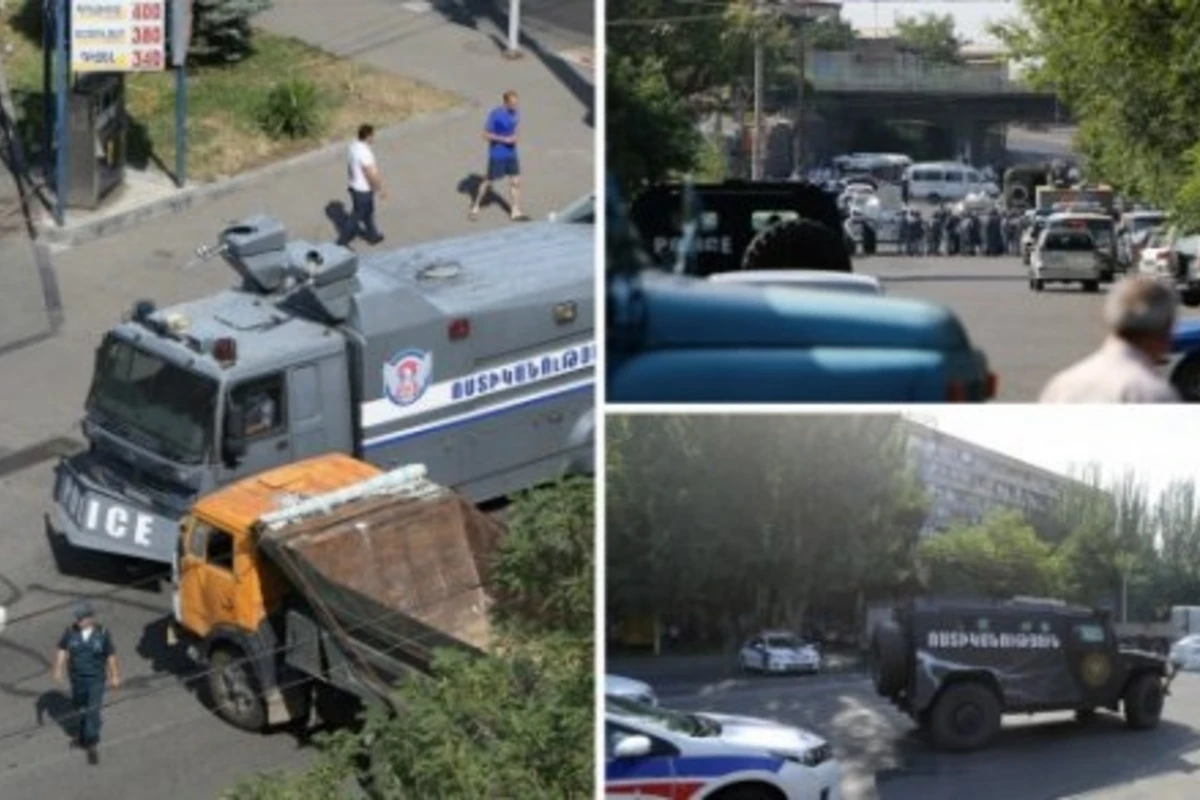 Власти начали переговоры с захватившими здание полиции в Ереване людьми (видео)