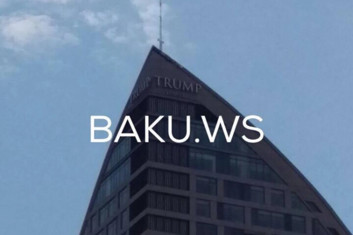 В Баку горит здание Trump Tower (видео)