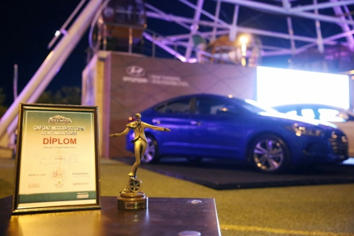Новая Hyundai Elantra в Азербайджане была удостоена звания Компактный седан года