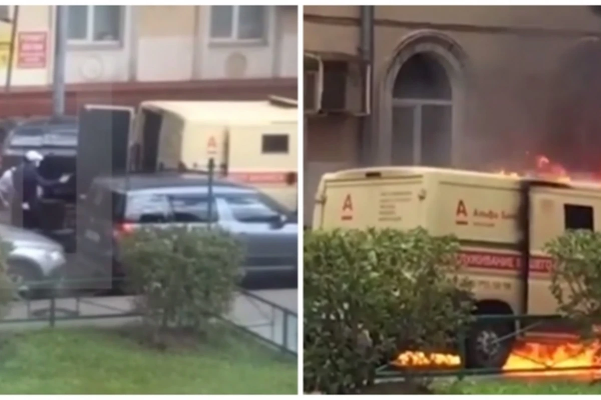 Распространились кадры дерзкого налета на инкассаторов (видео) Распространились кадры дерзкого налета на инкассаторов (видео)