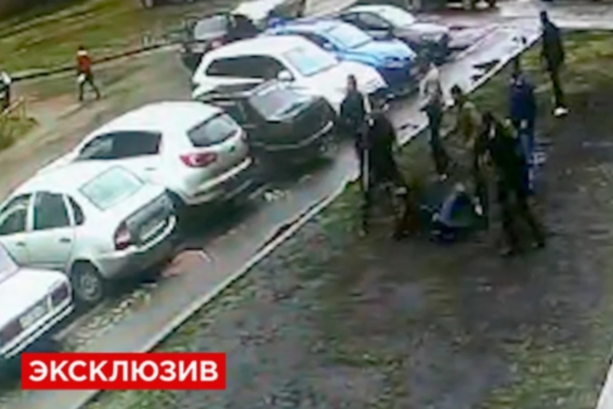 Массовая драка со стрельбой попала на ВИДЕО