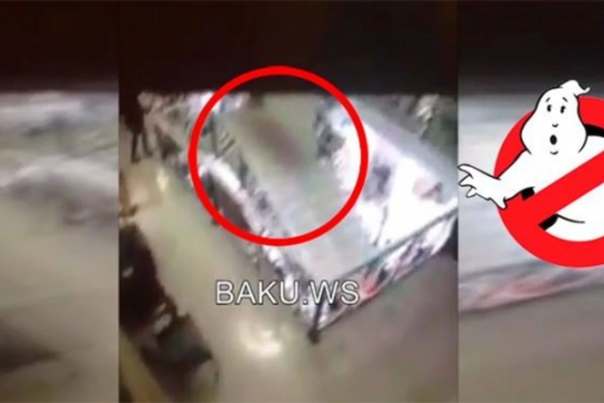 Bakının mərkəzində mağazada şok görüntü: ruh kameraya düşdü (VİDEO)