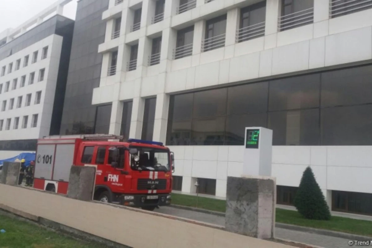 Respublika Müalicə Diaqnostika Mərkəzində yanğın hadisəsi (FOTO)