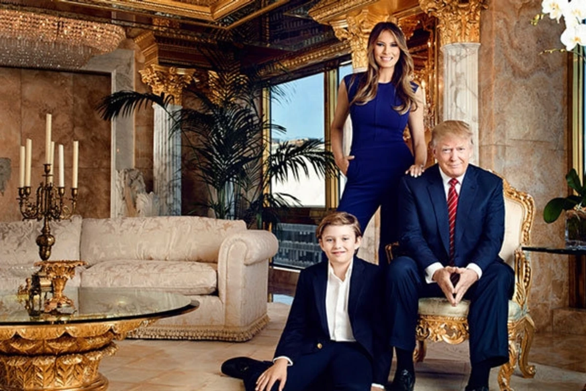 Donald Trampın yaşadığı ev (FOTO)