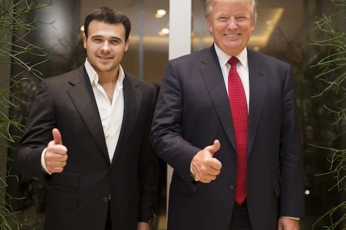 Поздравление Дональда Трампа Эмину Агаларову (видео)
