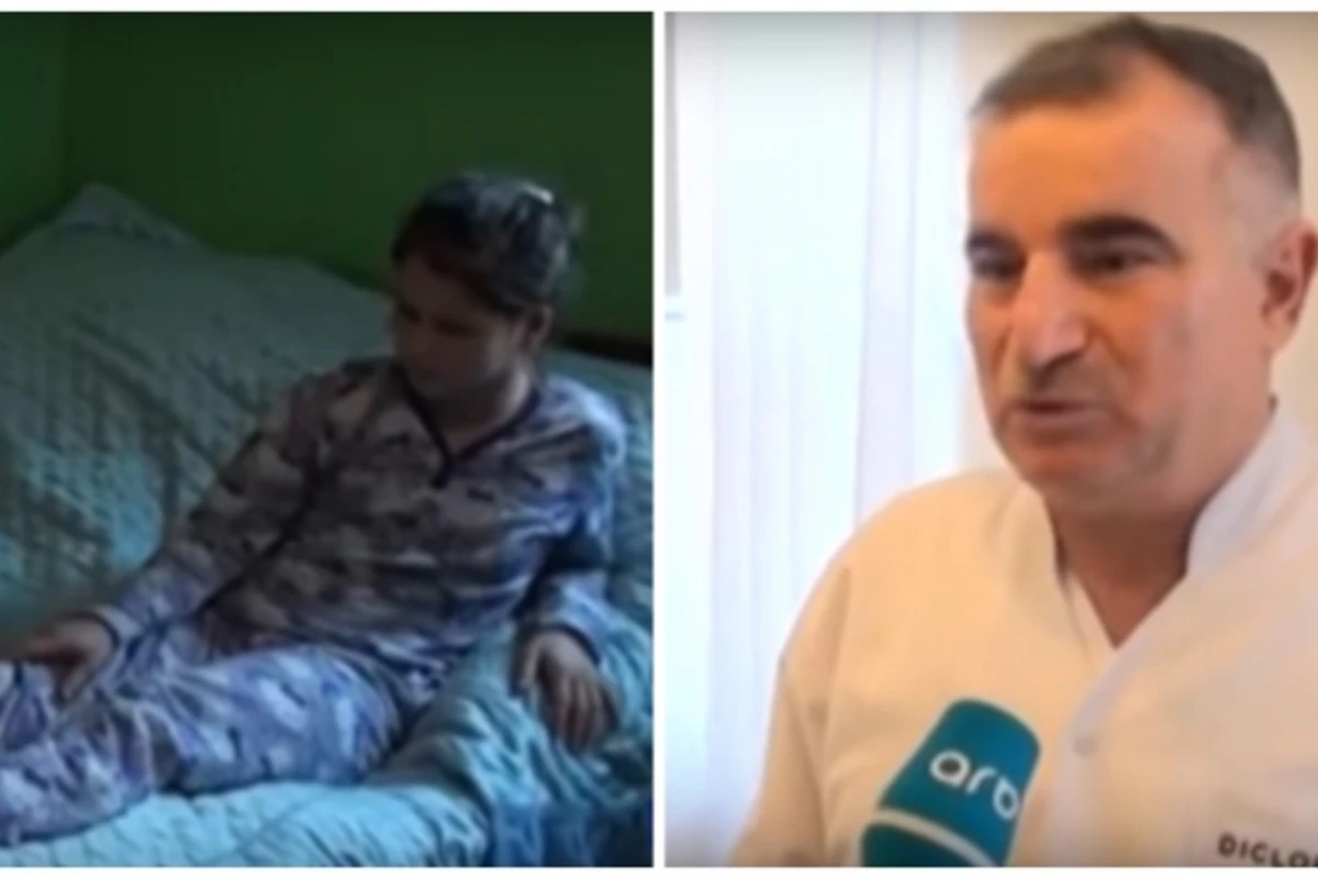 В Азербайджане из-за ошибки врачей девочка перестала ходить (видео)