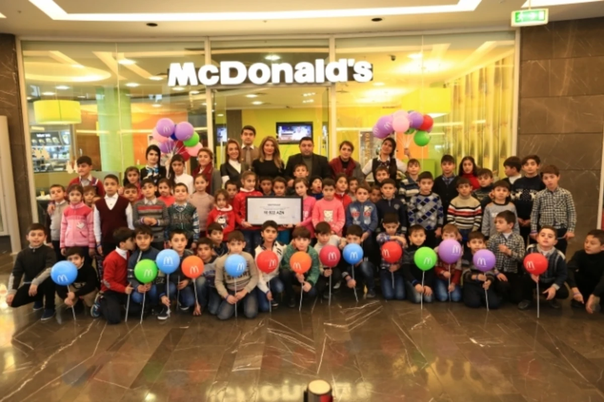 McDonald’s Азербайджан благодарит всех посетителей за участие в акции Протяни Руку Помощи, Открой Cердце! McDonald’s Азербайджан благодарит всех посетителей за участие в акции Протяни Руку Помощи, Открой Cердце!