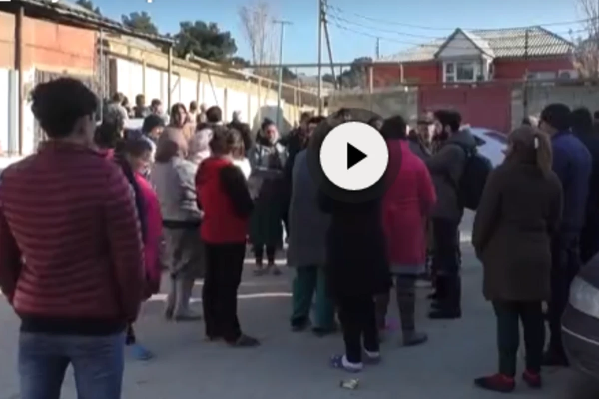 Акция протеста в Баку (видео)