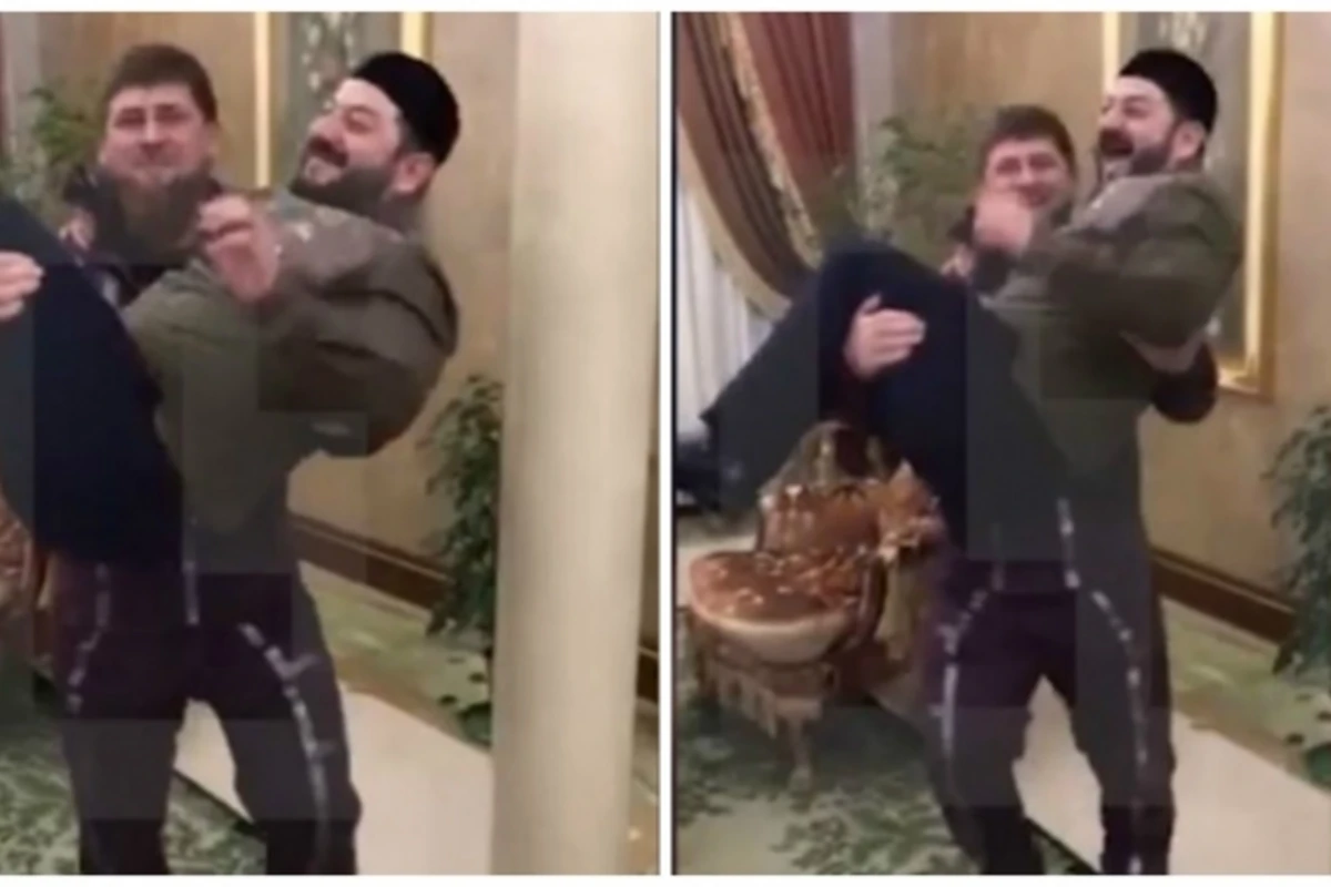 Рамзан Кадыров взял Галустяна на руки (видео) Рамзан Кадыров взял Галустяна на руки (видео)