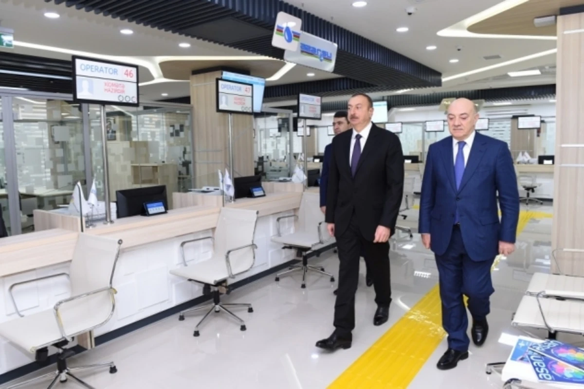 Ильхам Алиев на открытии центра ASAN Kommunal №1 (фото)