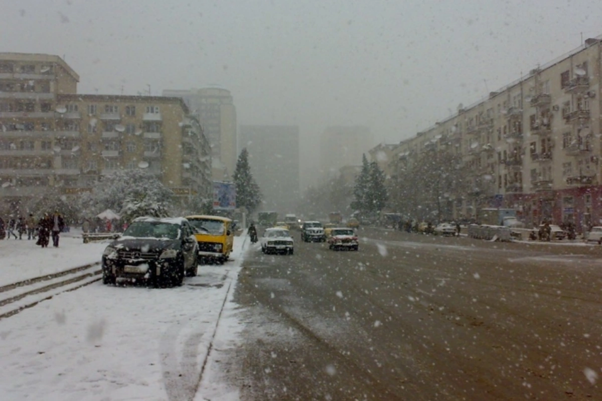 Bakıya qar yağacaq, şaxta olacaq