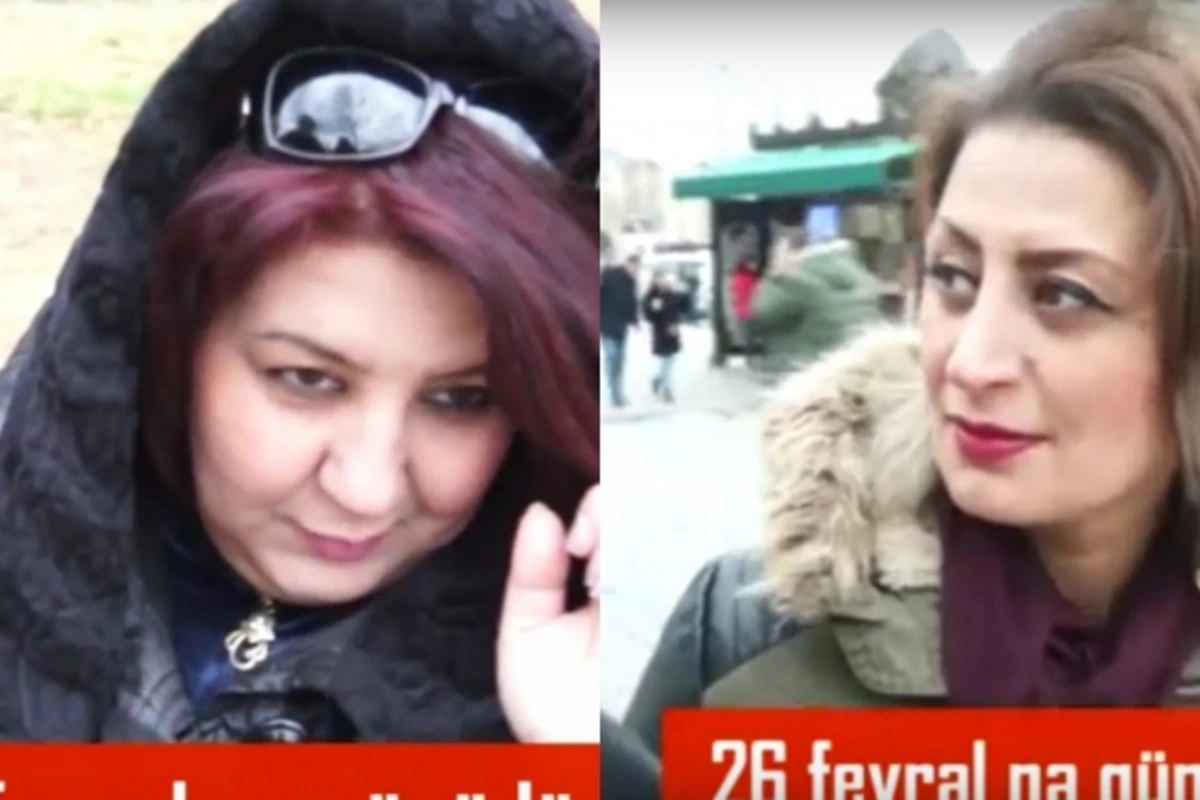 Bakı sakinlərindən Xocalı biabırçılığı - 26 fevralda mən nə bilim, nə olub? - VİDEO