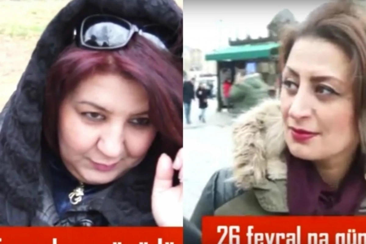 Позорный опрос в центре Баку: Откуда мне знать, что было 26 февраля (видео)