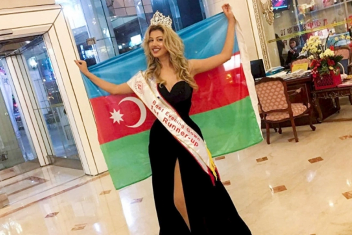 Модель из Азербайджана заняла второе место на конкурсе в Китае (фото)