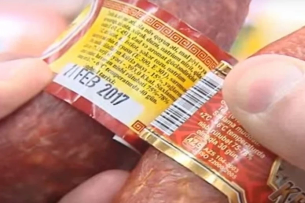 В Азербайджане не указывают дату производства продуктов (видео)
