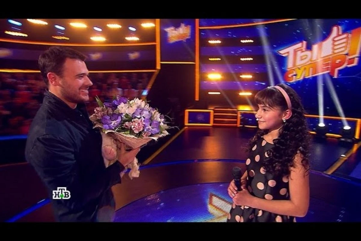 EMIN поддержал участницу из Азербайджана на конкурсе Ты супер! (видео)