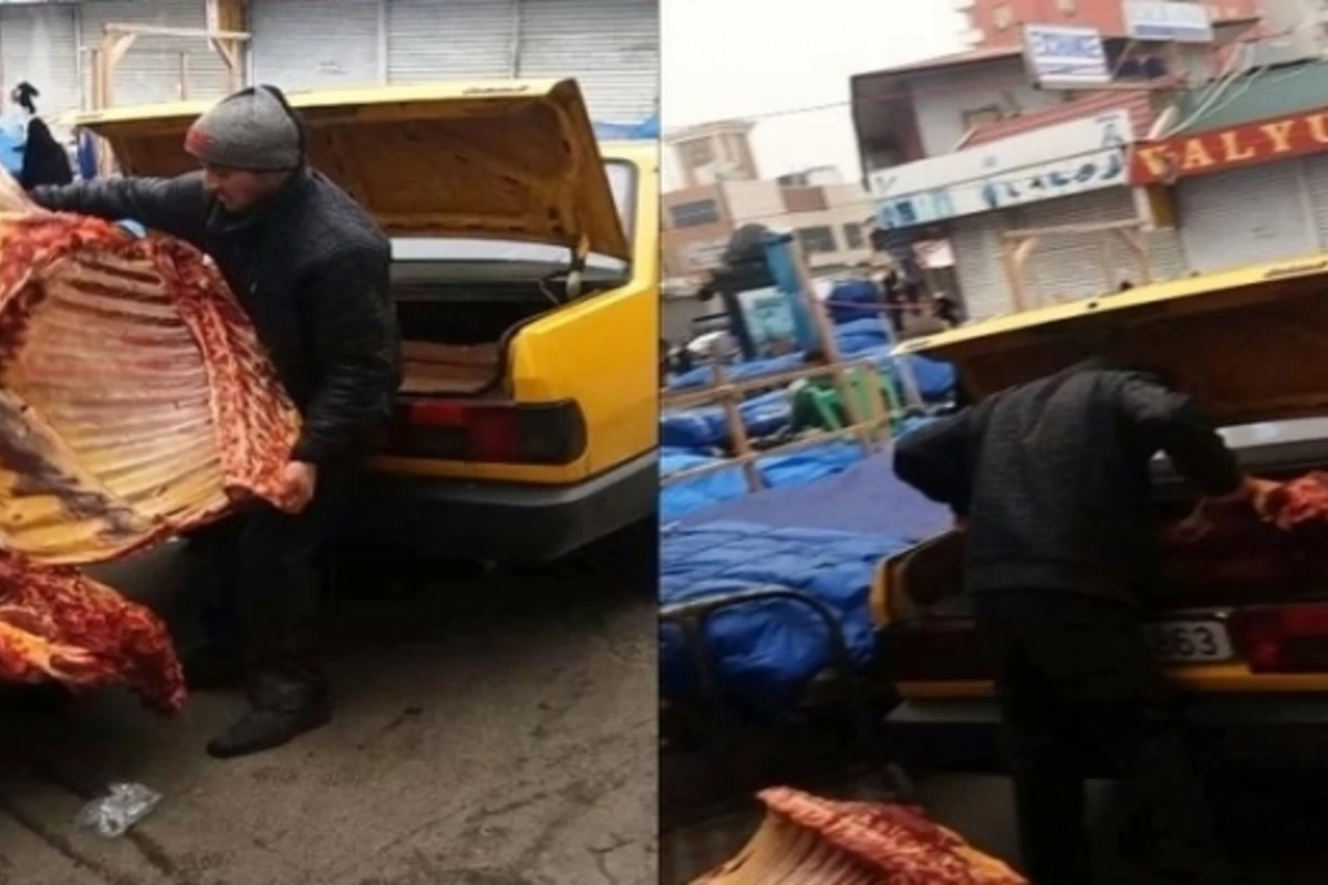 “8-ci kilometr” bazarında murdar ət satışı ilə bağlı ŞOK VİDEO - FOTOLAR “8-ci kilometr” bazarında murdar ət satışı ilə bağlı ŞOK VİDEO - FOTOLAR