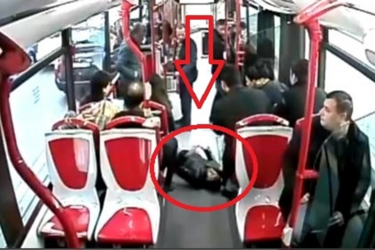 Водитель BakuBus спас жизнь пассажиру (видео)