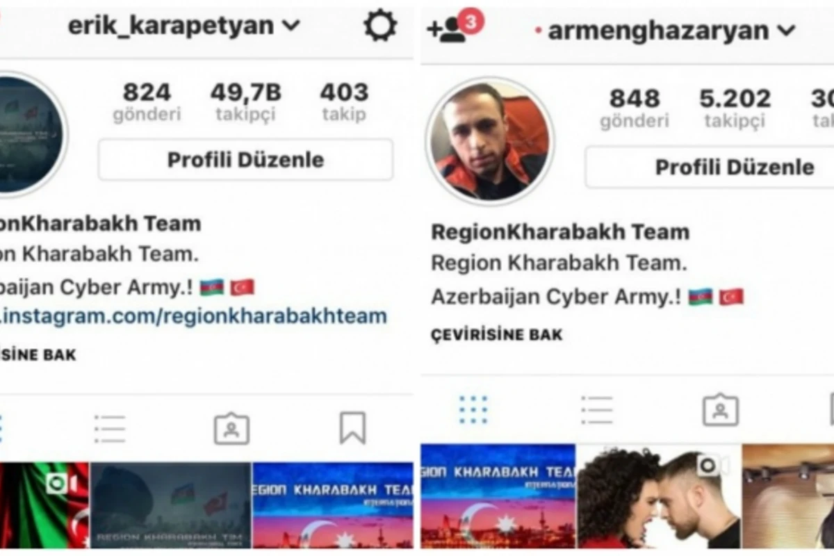 Erməni müğənninin instaqram hesabında Azərbaycan dövlət himni səsləndi (FOTO/VİDEO)