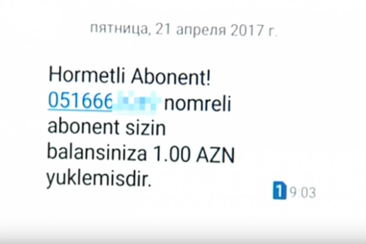 Telefonunuza belə mesaj gələrsə diqqətli olun! (VİDEO)