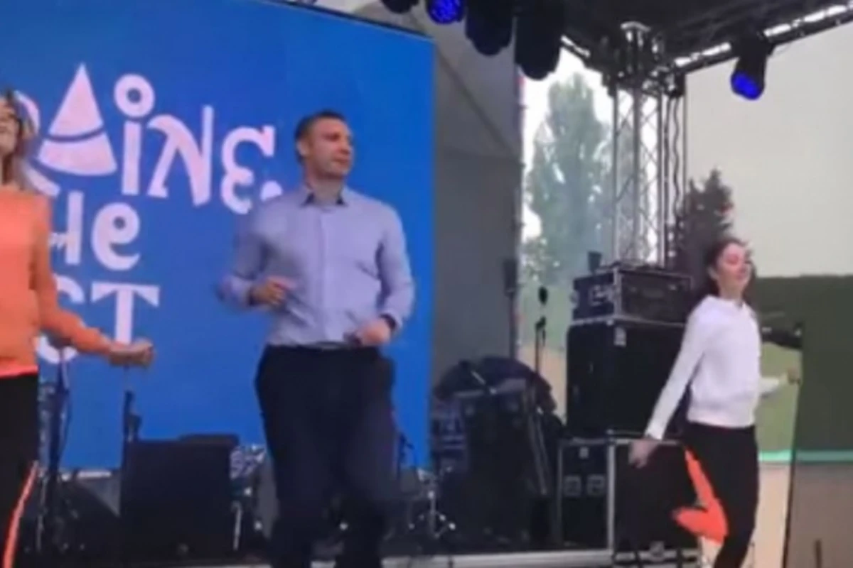 Кличко станцевал под Бритни Спирс (видео)