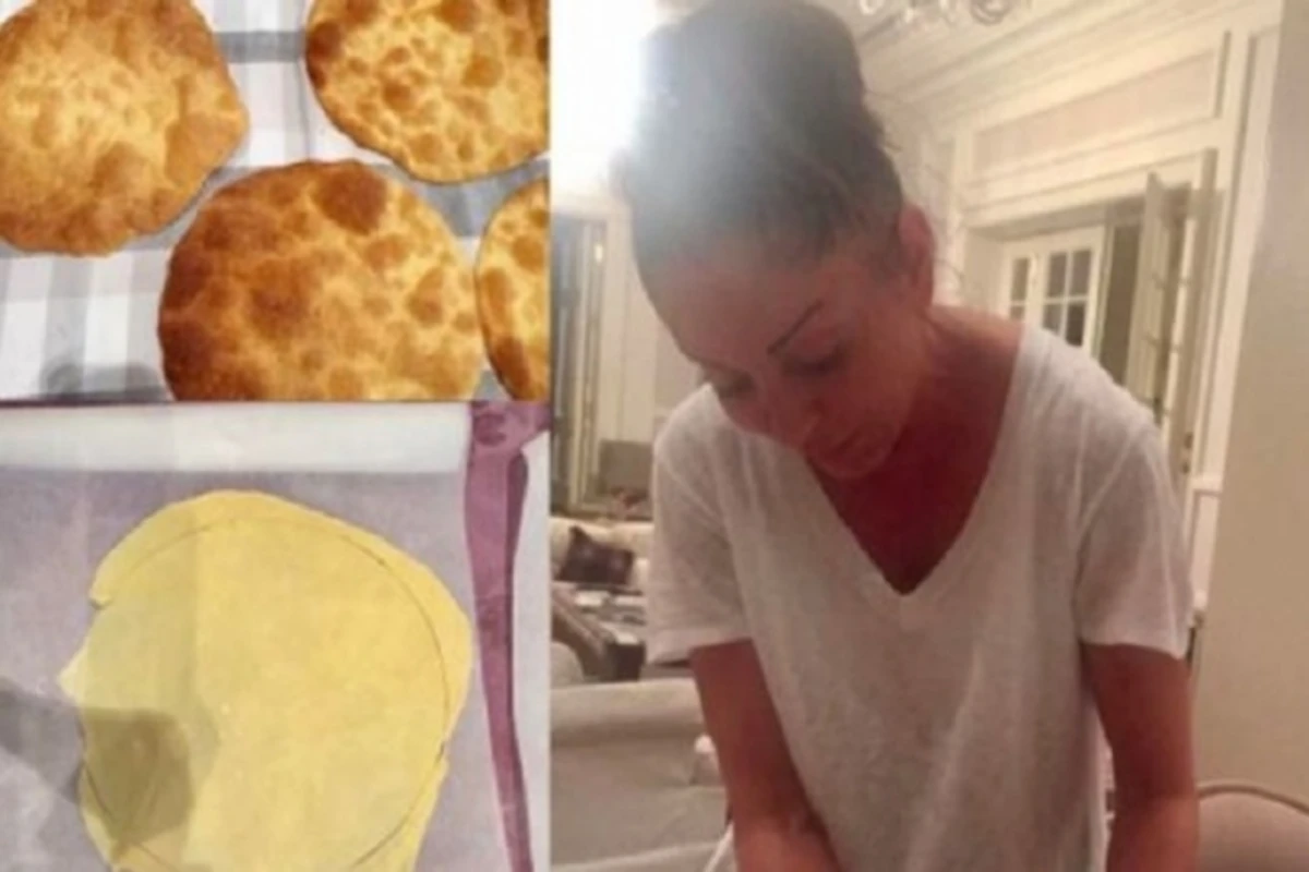 Mehriban Əliyeva tort bişirdi – FOTO Mehriban Əliyeva tort bişirdi – FOTO