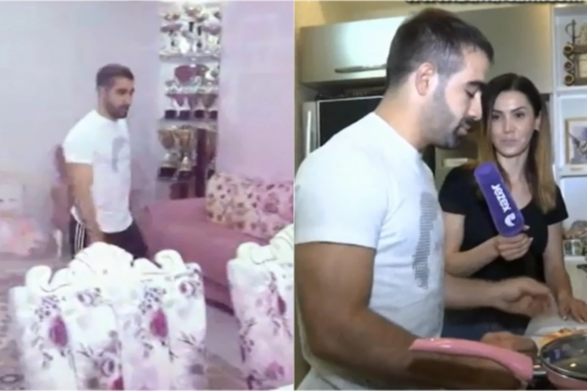 Rafael Ağayev mətbəxdə məharətini göstərdi- İdmançının yeni evindən görüntülər(VİDEO) Rafael Ağayev mətbəxdə məharətini göstərdi- İdmançının yeni evindən görüntülər(VİDEO)