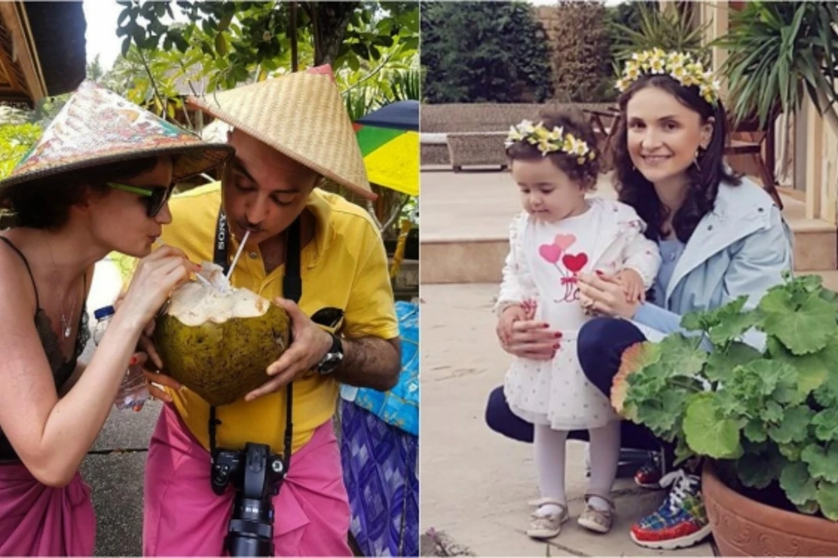 Bu da Lider TV-nin prezidentinin həyat yoldaşı və körpə qızı (FOTO)
