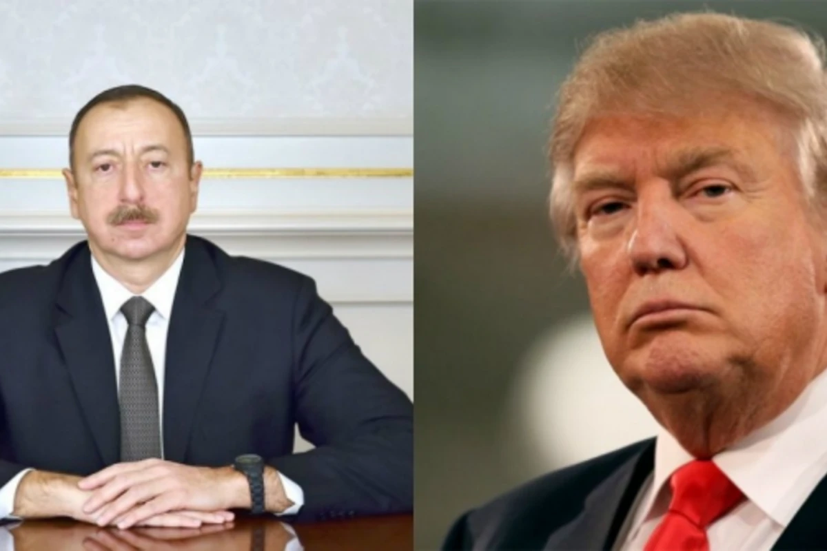 Tramp İlham Əliyevə: Sizinlə işləməyi səbirsizliklə gözləyirəm Tramp İlham Əliyevə: Sizinlə işləməyi səbirsizliklə gözləyirəm
