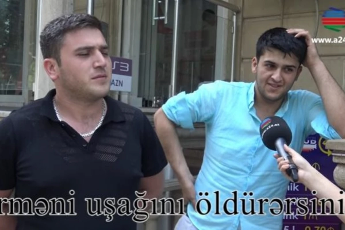 Bakı sakinlərindən Erməni uşağını öldürərsiniz? sualına cavab (VİDEO)