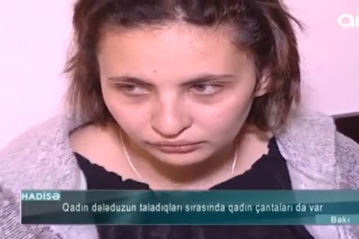 В Баку задержали очередную воровку, очаровавшую своей красотой (видео)
