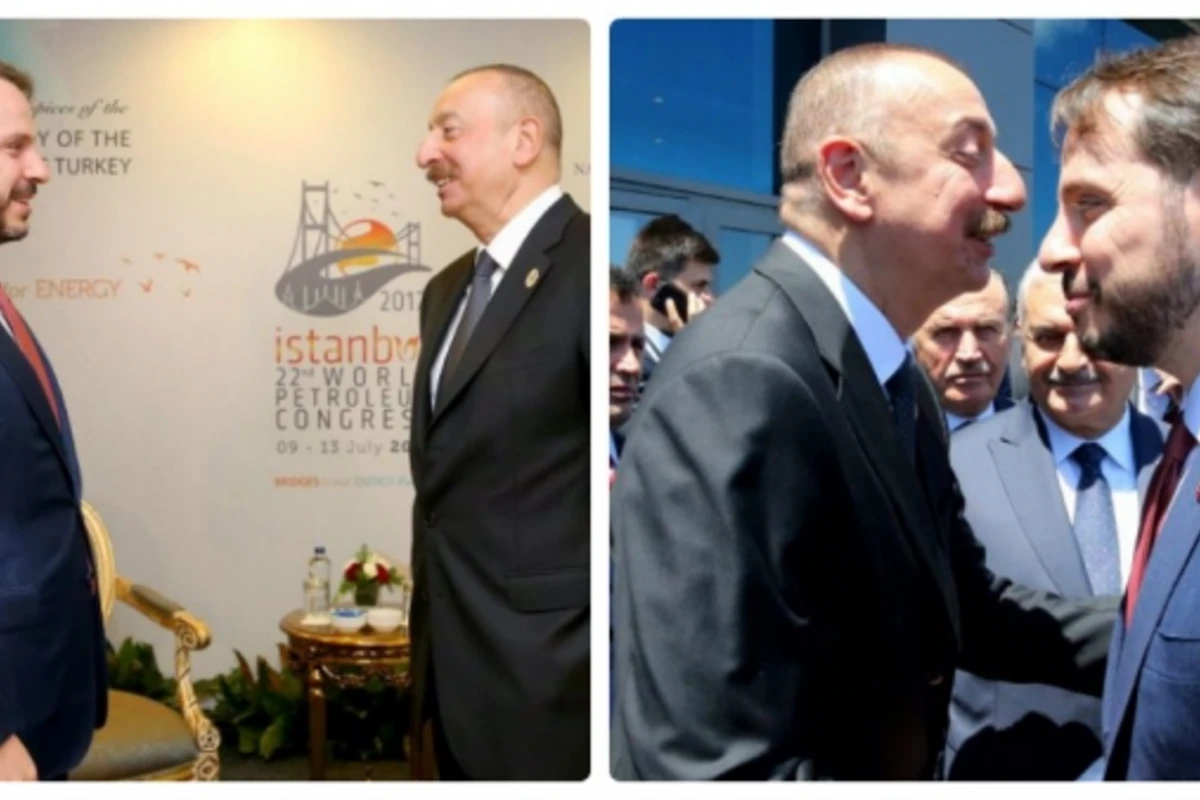 Ərdoğanın kürəkəni Ilham Əliyevə Azərbaycan dilində təşəkkür etdi (FOTO)